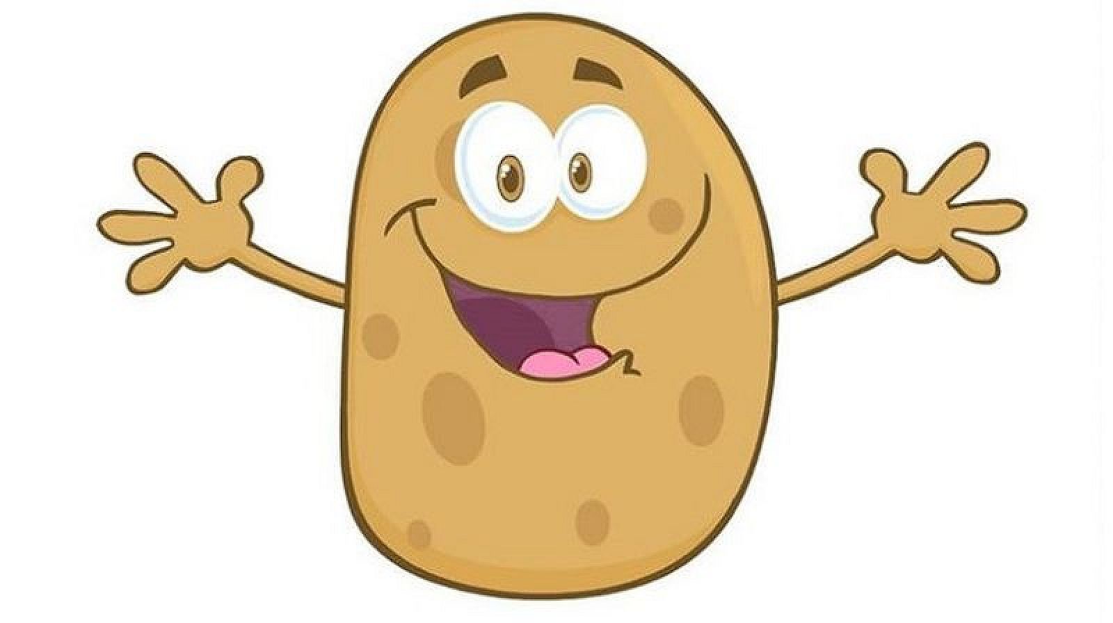 Веселая картошечка. Веселая картошка. Картошка мультяшная. Глазки картофеля. Картошка с глазками.